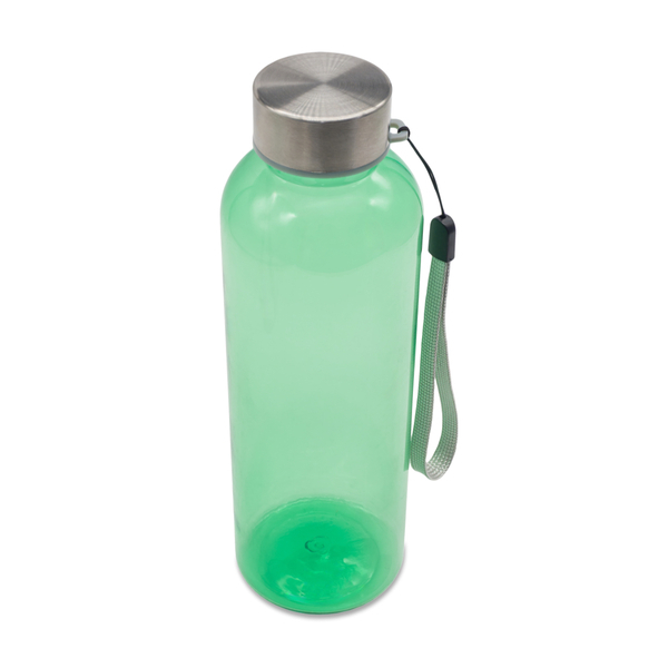 Butelka RPET Vetta 500 ml, zielony z nadrukiem logo a