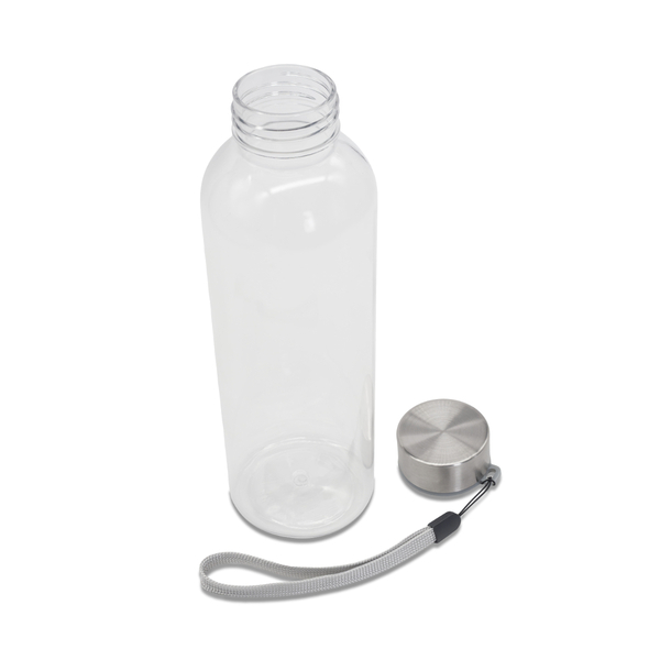 Butelka RPET Vetta 500 ml, transparentny z nadrukiem logo b