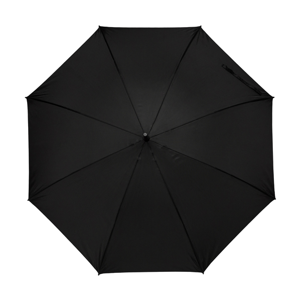 Parasol Dorset, czarny z nadrukiem logo d