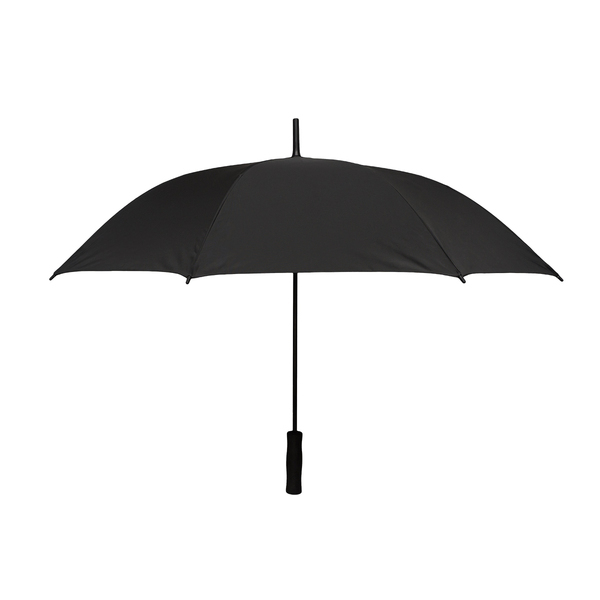Parasol Dorset, czarny z nadrukiem logo a