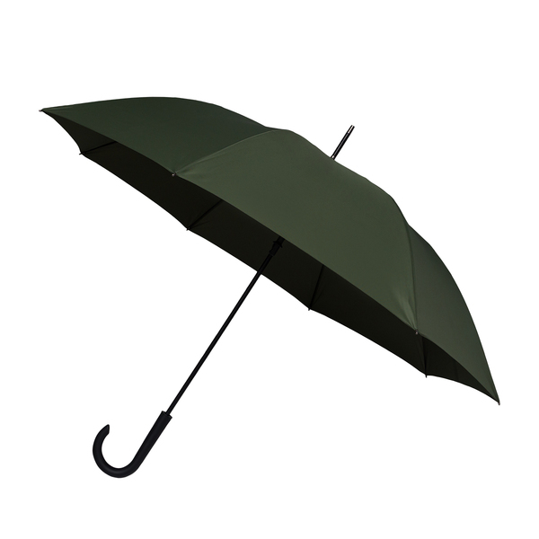 Parasol Lugano, ciemny zielony z nadrukiem logo - zdjęcie produktu