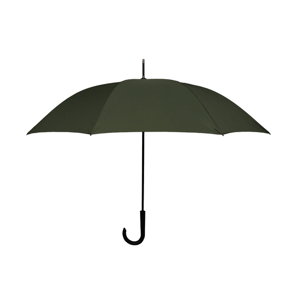 Parasol Lugano, ciemny zielony z nadrukiem logo a