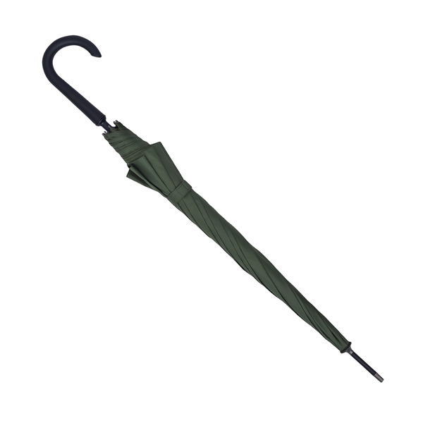 Parasol Lugano, ciemny zielony z nadrukiem logo b