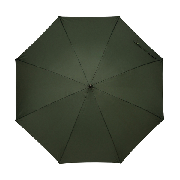 Parasol Lugano, ciemny zielony z nadrukiem logo d
