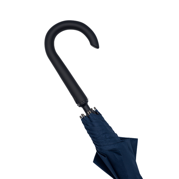 Parasol Lugano, granatowy z nadrukiem logo c
