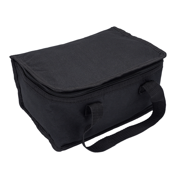 Lunch box z podgrzewaczem Heatmate, czarny z nadrukiem logo c