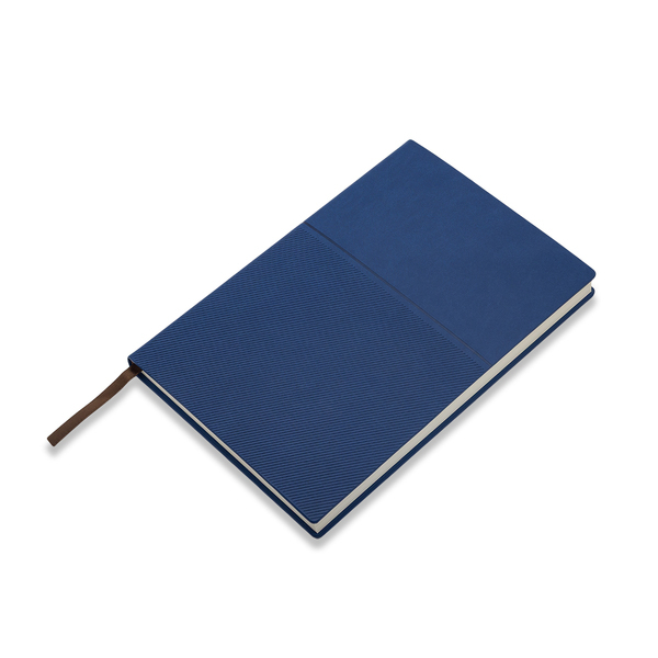 Notes Horizon, niebieski z nadrukiem logo b