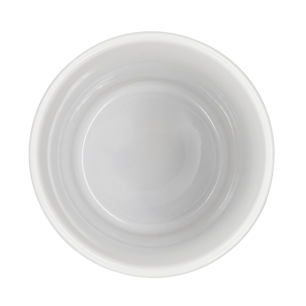 Kubek ceramiczny Caldo 370 ml, biały z nadrukiem logo b
