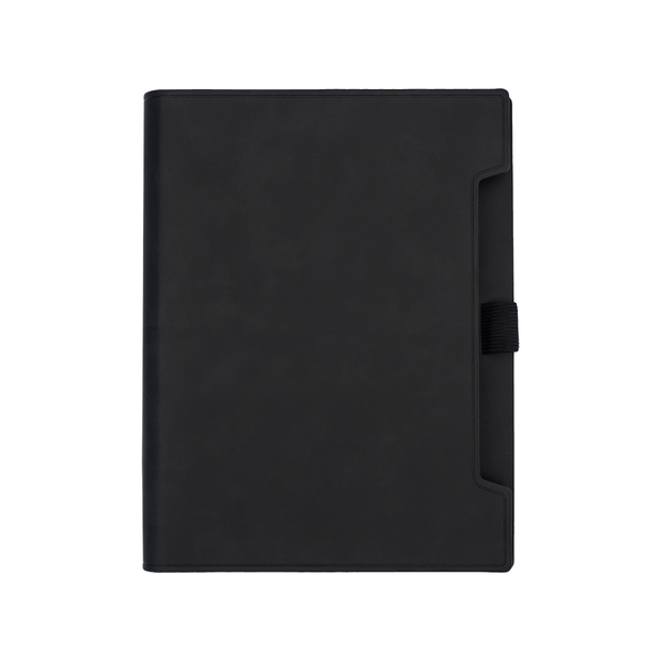 Organizer Agenda, czarny z nadrukiem logo