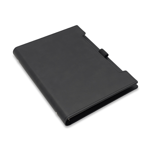Organizer Agenda, czarny z nadrukiem logo c