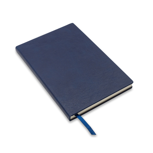 Notes Vista, granatowy z nadrukiem logo a