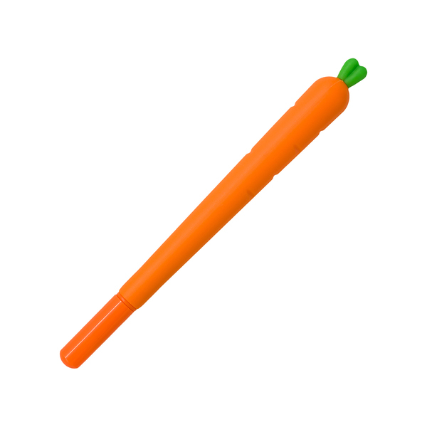 Długopis żelowy Carrot, pomarańczowy z nadrukiem logo a
