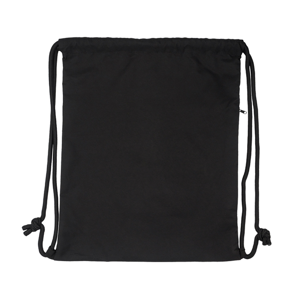 Plecak RPET Cordpack, czarny z nadrukiem logo b