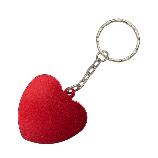 Brelok Amour, czerwony z grawerem logo a