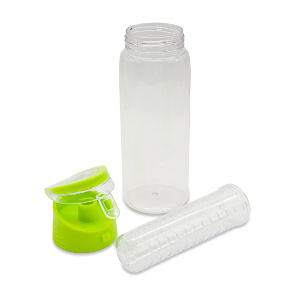 Bidon Fruvita 700ml, jasny zielony z nadrukiem logo c