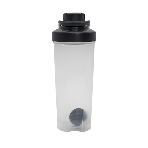 Shaker SmoothMix 700 ml, czarny z nadrukiem logo a