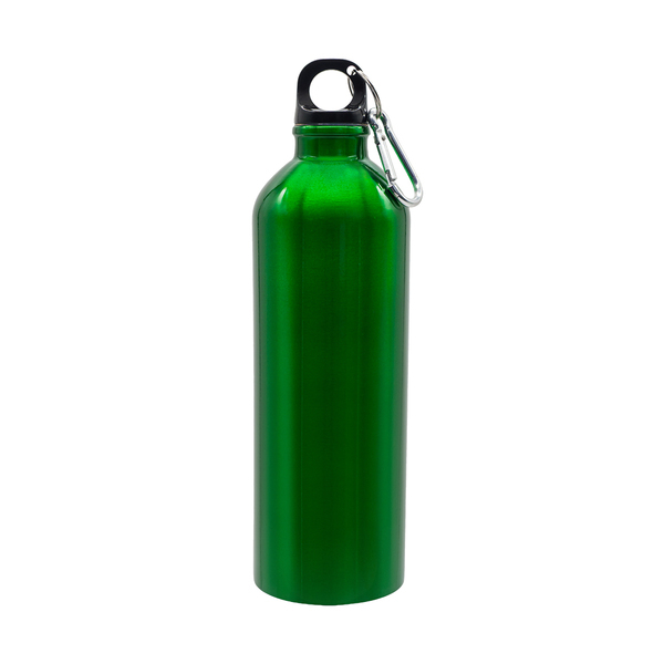 Bidon stalowy Camino 800 ml, zielony z nadrukiem logo - zdjęcie produktu