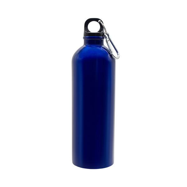 Bidon stalowy Camino 800 ml, niebieski z nadrukiem logo - zdjęcie produktu