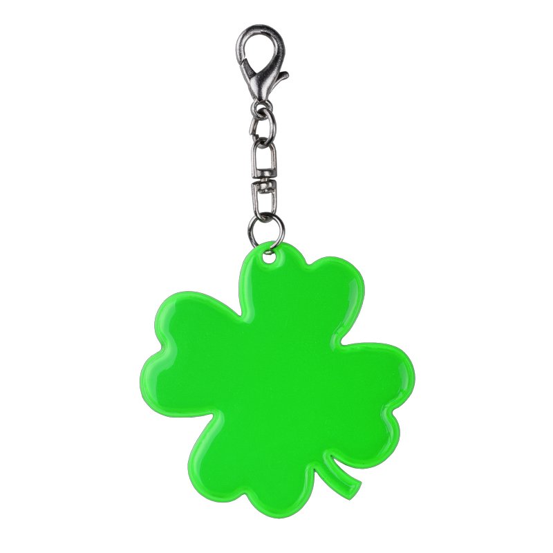 Brelok Lucky Clover, zielony z nadrukiem logo a