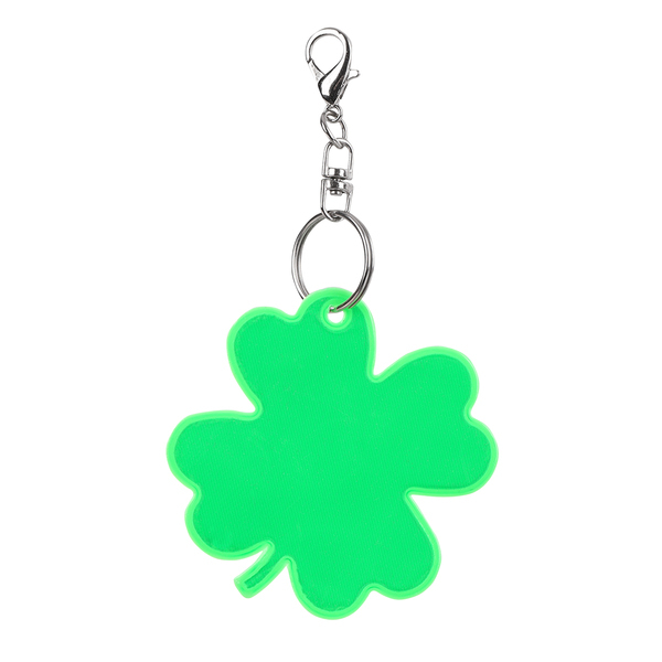 Brelok Lucky Clover, zielony z nadrukiem logo b