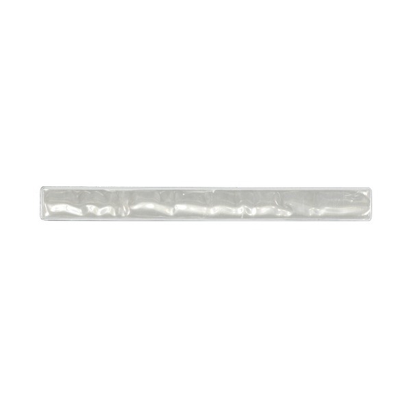 Opaska Snap band 30 cm, srebrny z nadrukiem logo a