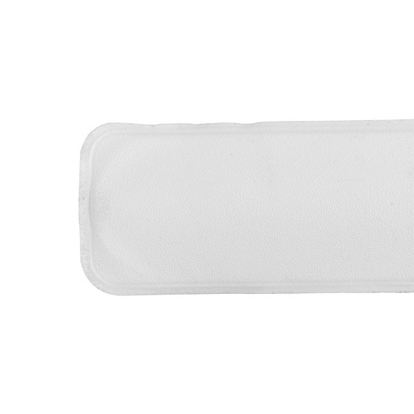 Opaska Snap band 30 cm, srebrny z nadrukiem logo b
