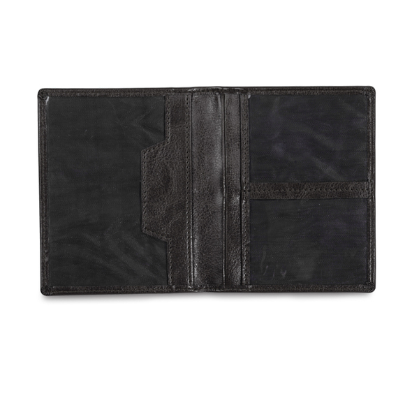 Etui na dokumenty Classic, czarny z nadrukiem logo b