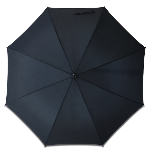 Elegancki parasol Lausanne, czarny - druga jakość z nadrukiem logo a