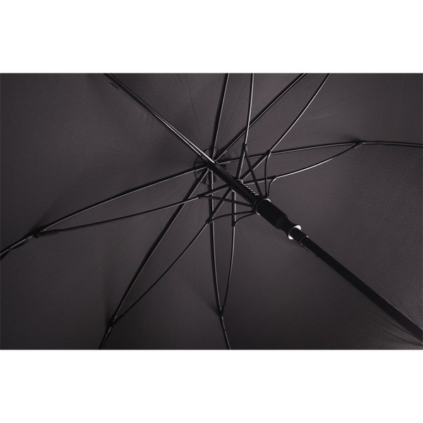 Elegancki parasol Lausanne, czarny - druga jakość z nadrukiem logo d