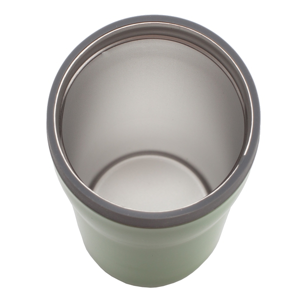 Kubek termiczny Winnipeg 350 ml, zielony z nadrukiem logo a
