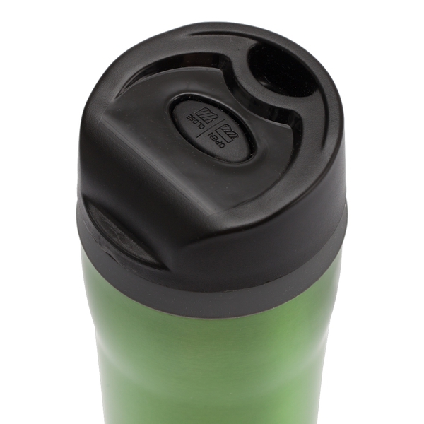 Kubek termiczny Winnipeg 350 ml, zielony z nadrukiem logo b