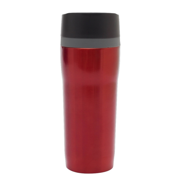 Kubek termiczny Winnipeg 350 ml, bordowy z nadrukiem logo d