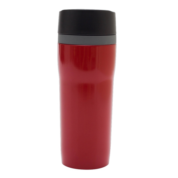 Kubek termiczny Winnipeg 350 ml, czerwony z nadrukiem logo d