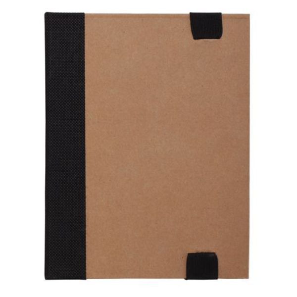 Notes memo 100x180/70k linia Kraft Paper, czarny/beżowy z nadrukiem logo c