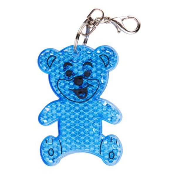 Brelok Teddy, niebieski z nadrukiem logo - zdjęcie produktu
