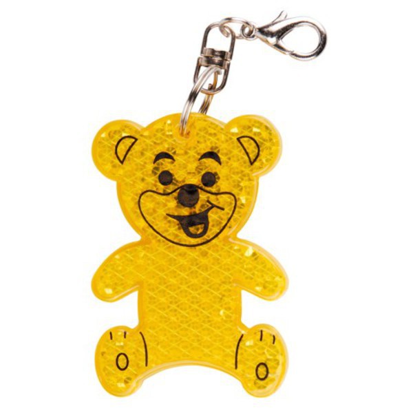 Brelok Teddy, żółty z nadrukiem logo - zdjęcie produktu