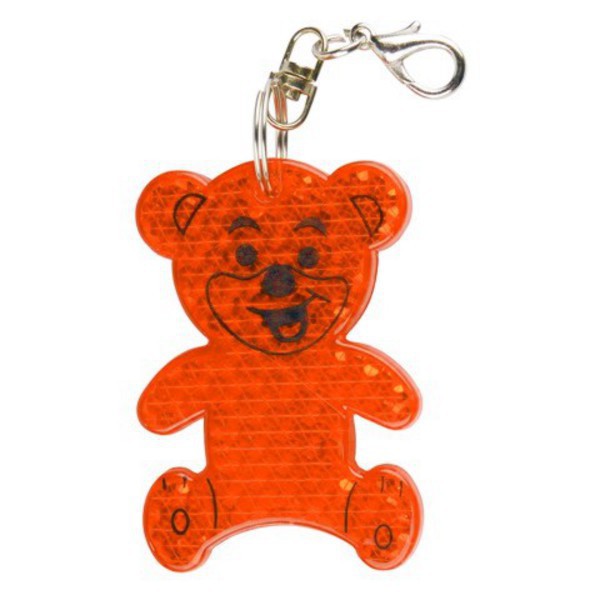 Brelok Teddy, pomarańczowy z nadrukiem logo - zdjęcie produktu