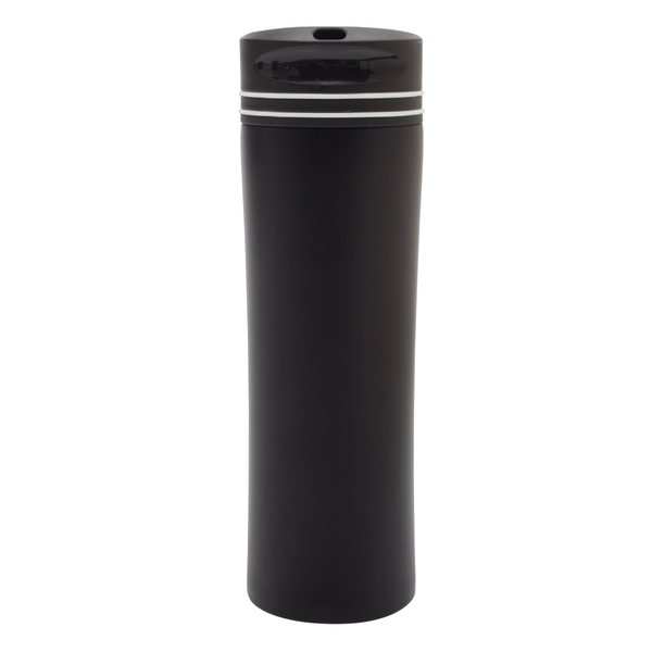 Kubek termiczny Lahti 450 ml, biały z nadrukiem logo d