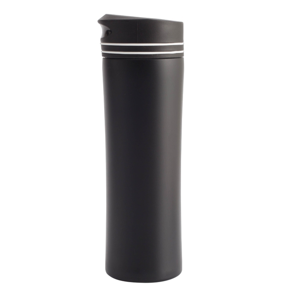 Kubek termiczny Lahti 450 ml, biały z nadrukiem logo c