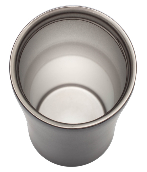 Kubek termiczny Lahti 450 ml, biały z nadrukiem logo b