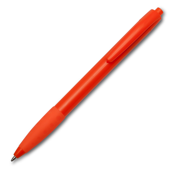 Długopis Blitz, pomarańczowy z nadrukiem logo b