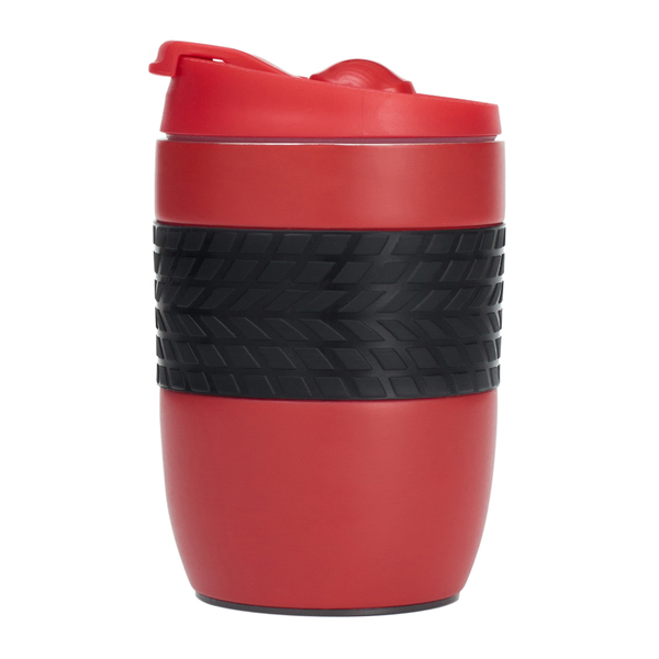 Kubek termiczny Offroader 200 ml, czerwony z nadrukiem logo d