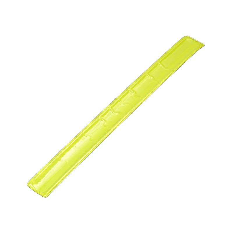 Opaska Snap band 30 cm, żółty z nadrukiem logo - zdjęcie produktu