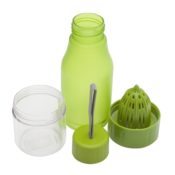 Bidon 600 ml Delight, zielony z nadrukiem logo a