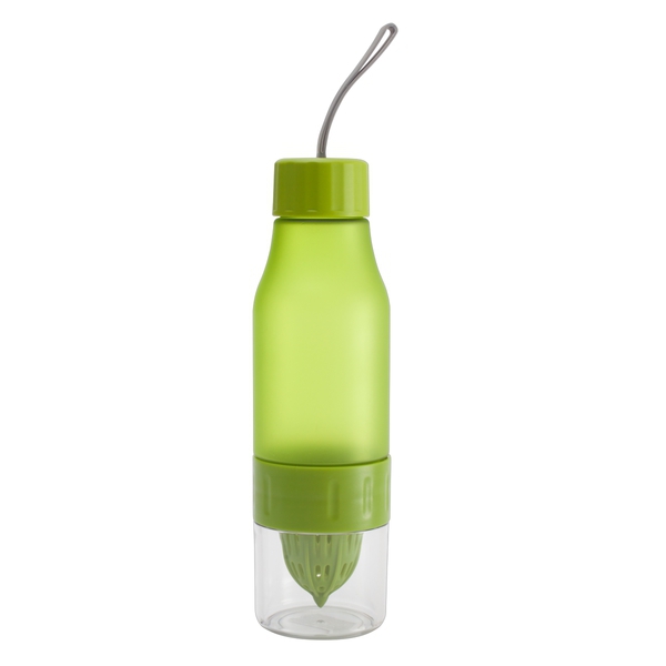 Bidon 600 ml Delight, zielony z nadrukiem logo c