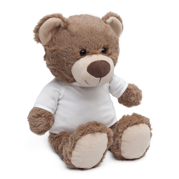Maskotka Big Teddy, brązowy z nadrukiem logo - zdjęcie produktu