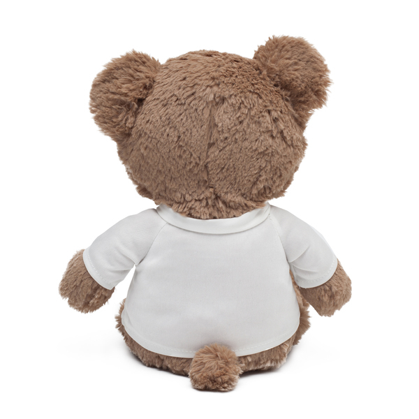 Maskotka Big Teddy, brązowy z nadrukiem logo b