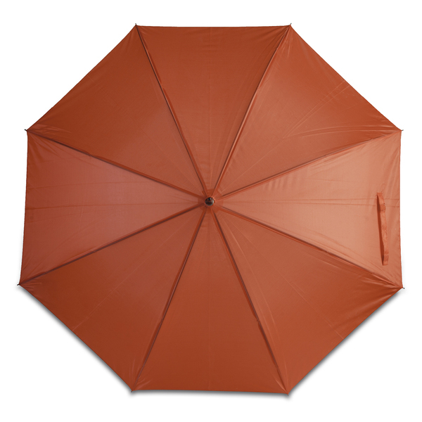 Parasol Winterthur, czerwony z nadrukiem logo c