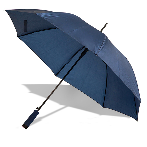 Parasol Winterthur, granatowy z nadrukiem logo - zdjęcie produktu