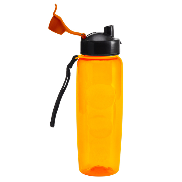 Bidon Jolly 700 ml, pomarańczowy z nadrukiem logo a